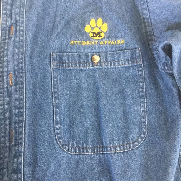 Mizzou Student Affairs Jean Shacket Size S - Picture 2 of 3